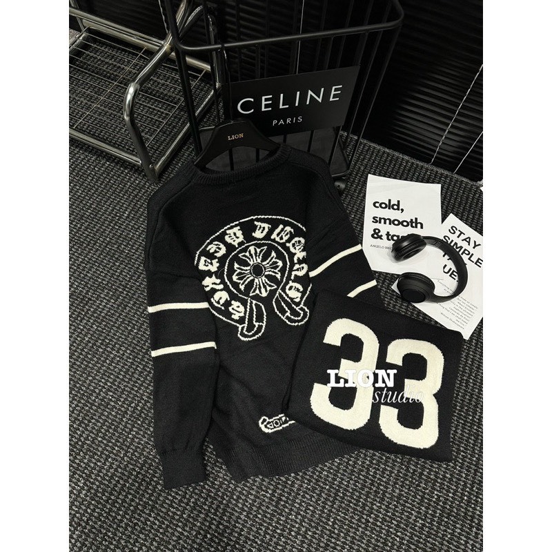 Áo len Thom số 33 Vân.melo lông thỏ mềm mịn