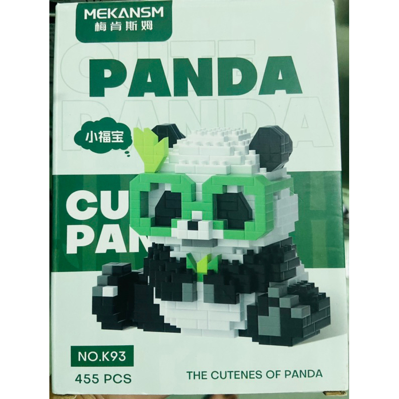 MÔ HÌNH LẮP RÁP 3D GẤU TRÚC XINH XẮN