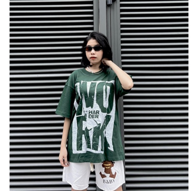 Áo thun nam The Xide áo phông nam nữ unisex in hình WORK form rộng chất cotton 2 chiều định lượng 250gr co giãn