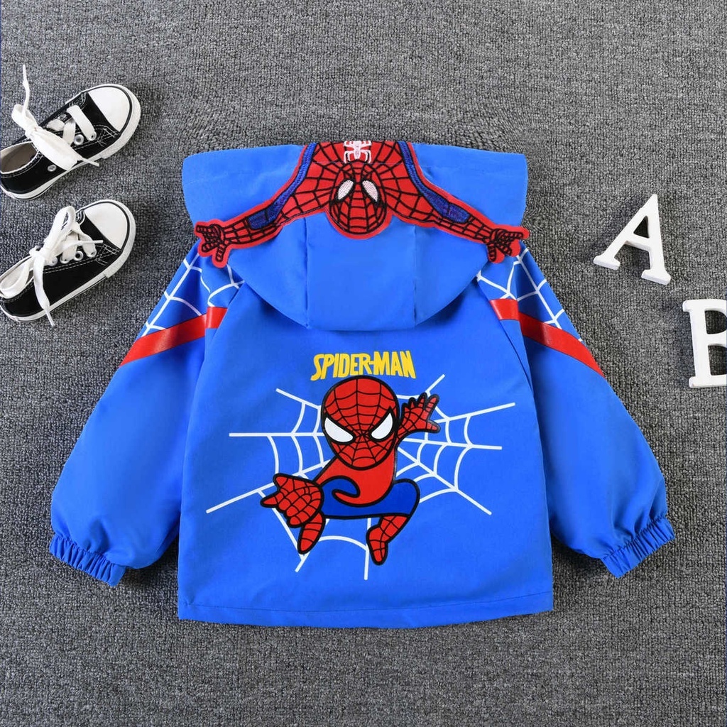 🕷️ áo khoác người nhện 🕷️ áo khoác gió người nhện Spiderman, siêu nhân nhện Spiderman cho bé trai siêu hot