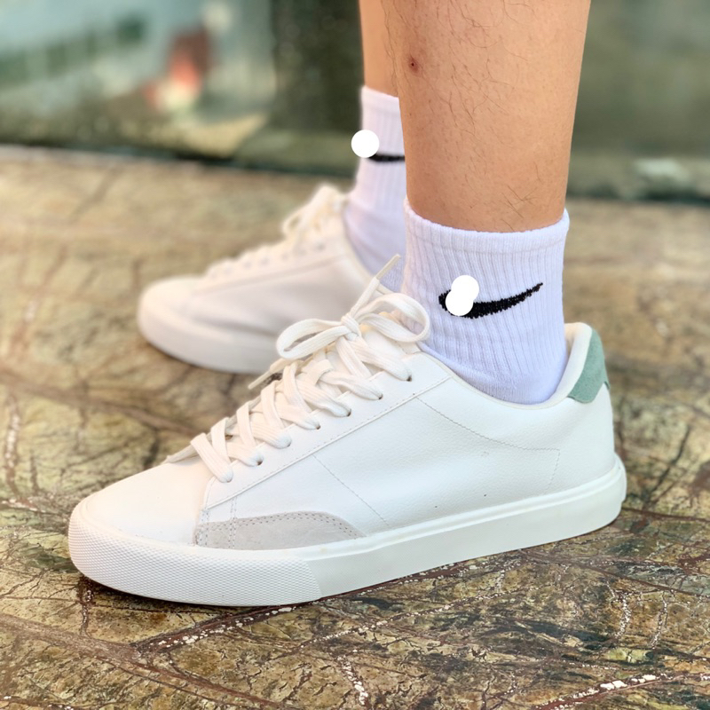 Giày thể thao sneakers trắng Zara xuất dư chính hãng bigsize