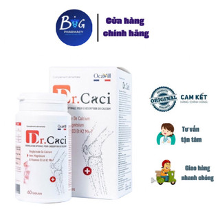 Viên uống Dr. Caci Ocavill bổ sung canxi giảm nguy cơ loãng xương (Hộp 60 viên