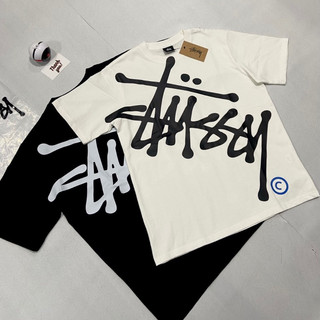 Áo thun Stussy Big Basic nam nữ cotton cao cấp Áo phông Stussy in hình nam nữ mới nhất