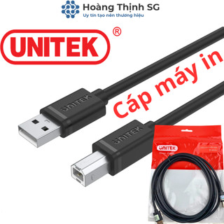 Cáp máy in unitek 1.8m- 3m- 5m- 10m- cổng usb 2.0 - bảo hành 12 tháng