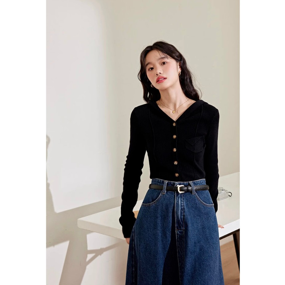 Áo hoodie len tăm hàng xuất Kuose