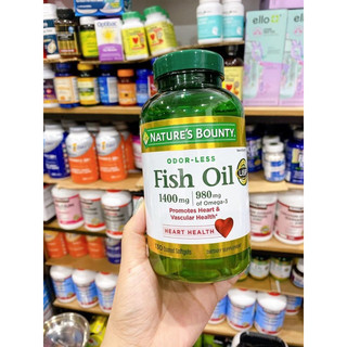 🐟🐟 𝐕𝐢𝐞̂𝐧 𝐔𝐨̂́𝐧𝐠 𝐃𝐚̂̀𝐮 𝐂𝐚́ • 𝐅𝐈𝐒𝐇 𝐎𝐈𝐋 𝟏𝟒𝟎𝟎𝐦𝐠 • 𝟗𝟖𝟎𝐦𝐠 𝐎𝐅 𝐎𝐌𝐄𝐆𝐀-𝟑 • 𝐍𝐀𝐓𝐔𝐑𝐄'𝐒 𝐁𝐎𝐔𝐍𝐓𝐘