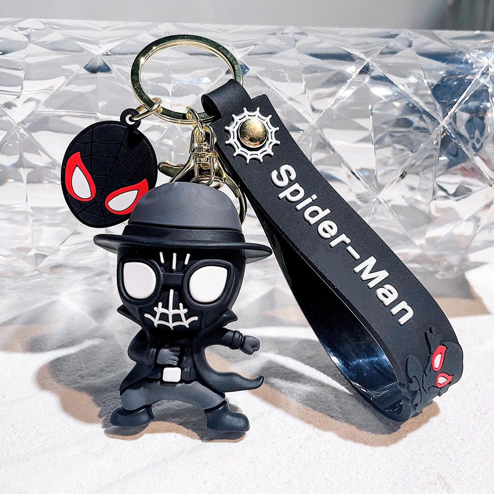 Móc khóa hoạt hình siêu anh hùng, móc cài balo, túi, trang trí
