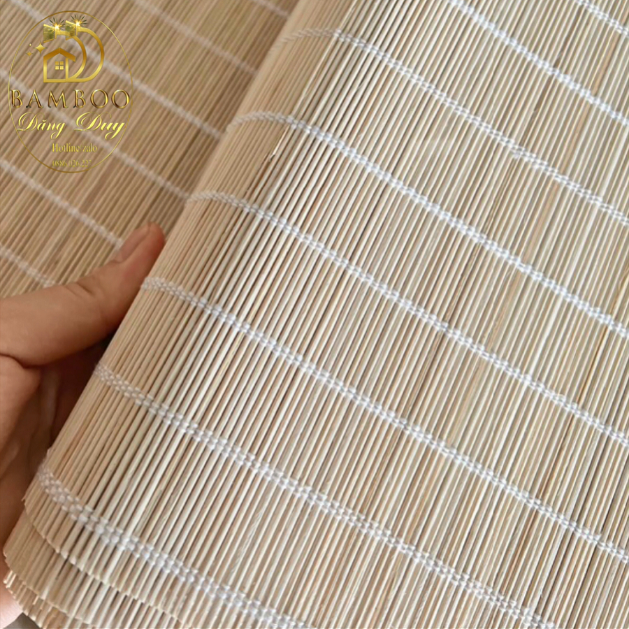 Mành tăm tre rèm trang trí thả trần la phông màu tự nhiên đủ kích thước theo yêu cầu khách sỉ lẻ ib tư vấn