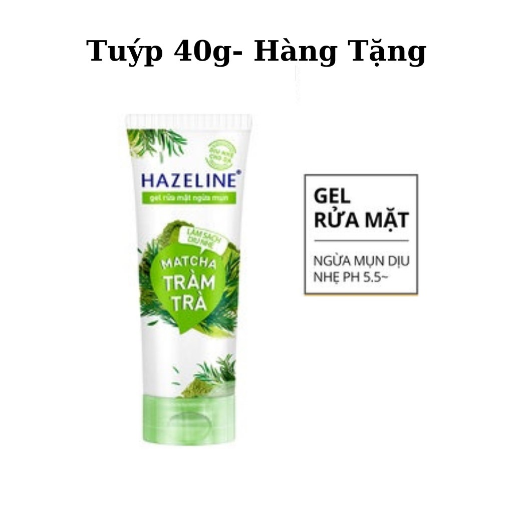 Gel rửa mặt Hazeline tràm trà- Hàng khuyến mãi 40g