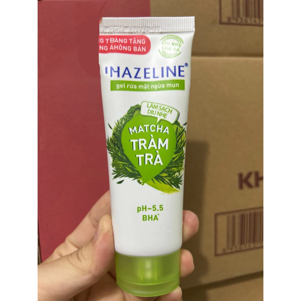 Gel rửa mặt Hazeline tràm trà- Hàng khuyến mãi 40g