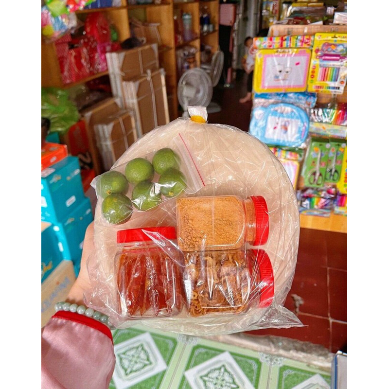 💜 COMBO Bánh Tráng + Sate + Hành Phi + Muối 💖💘