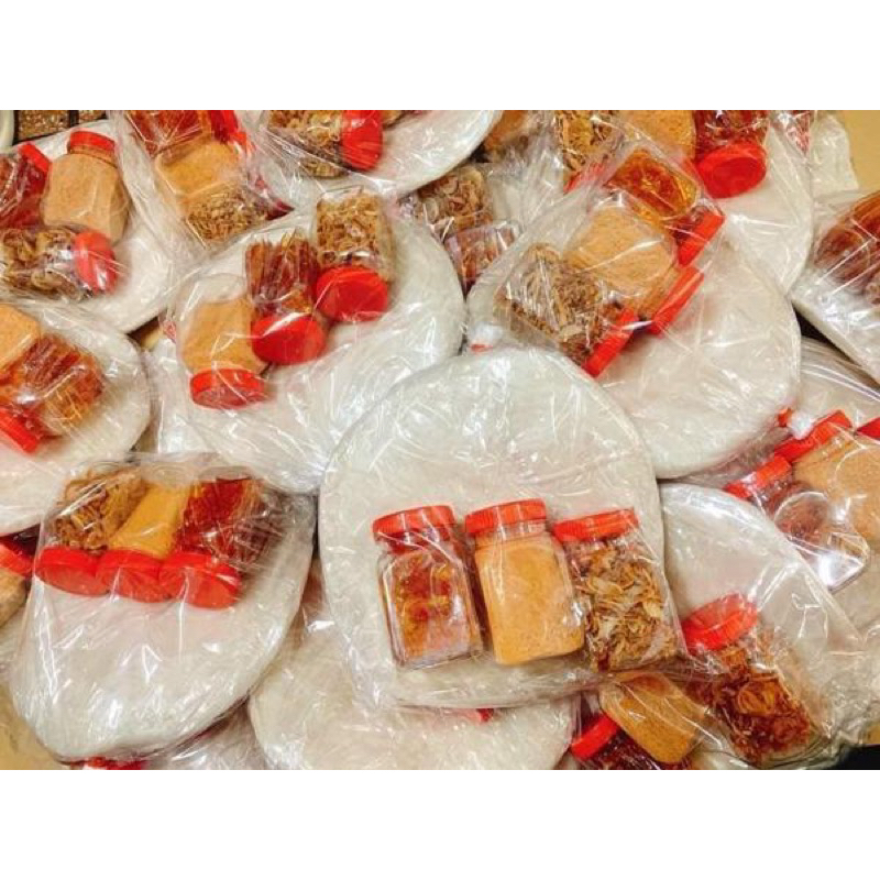 💜 COMBO Bánh Tráng + Sate + Hành Phi + Muối 💖💘