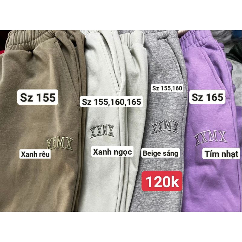 -Quần nỉ lông VN xuất Hàn