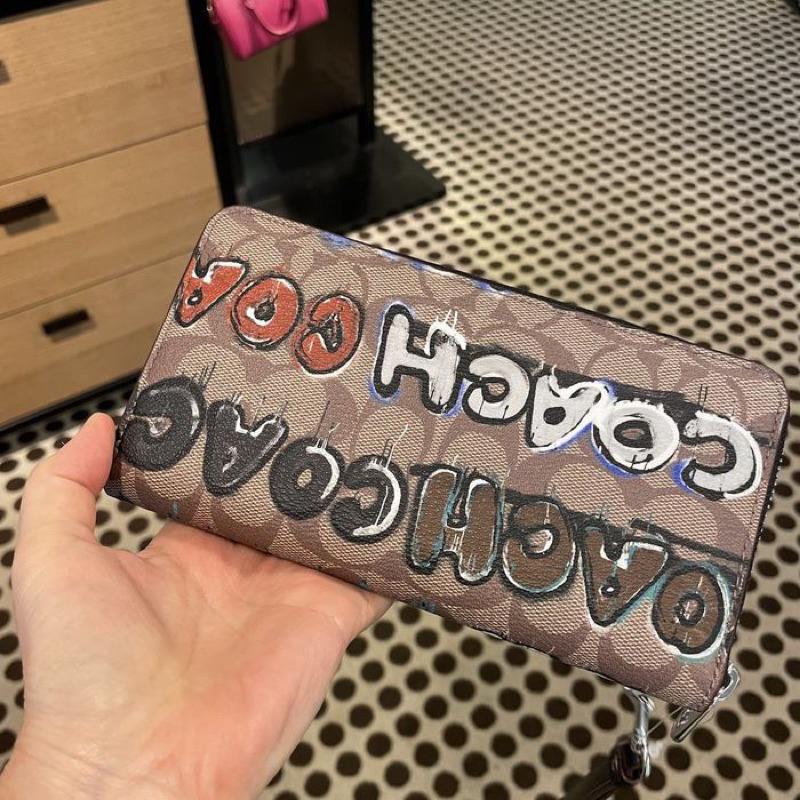 Ví coach x mint mẫu mới hoạ tiết