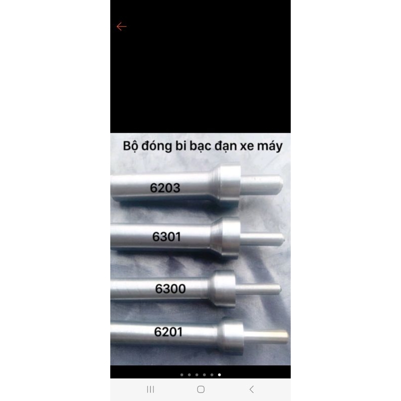 Bộ đóng bi 4 cây đóng bạc đạn xe may