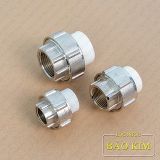 Phụ kiện ống PP-R | Rắc co ren trong đồng thau mạ crome, hàn nhiệt PPR