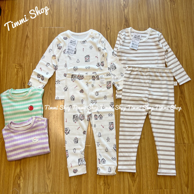 Bộ Dài Tay Bé trai Bé Gái Len Tăm Xuất Hàn Dư Xịn Nhiều Mẫu Cho Bé Trai Bé Gái Dày Ấm