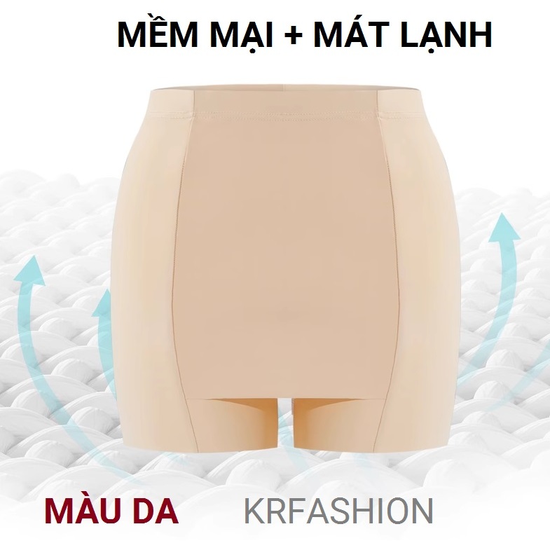 Quần Lót Mặc Trong Váy thun lạnh Su Trơn QU102 Mềm Mại Thoáng Mát mặc lót váy đùi short bảo hộ thông hơi mặc trong váy
