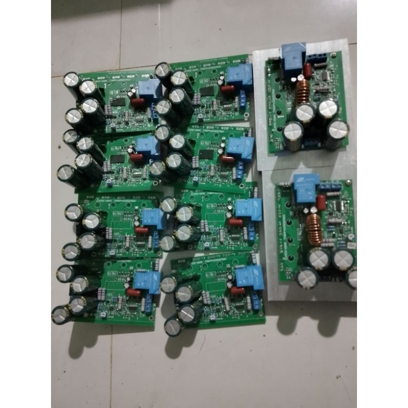 Bo công suất clasd 1000w IRS2092S và 4 fet chính hãng 4 tụ nguồn AC35 đến 55V có rơ le bảo vệ loa