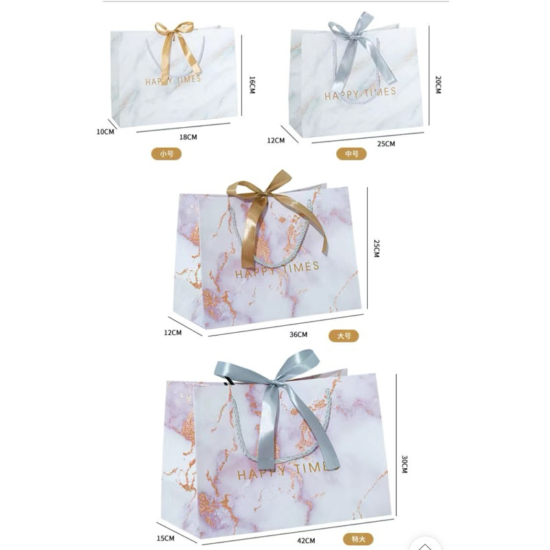 Túi giấy đựng quà hoạ tiết vân đá sang trọng