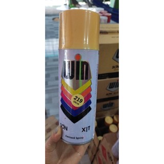 Chai xịt màu vàng kem Win