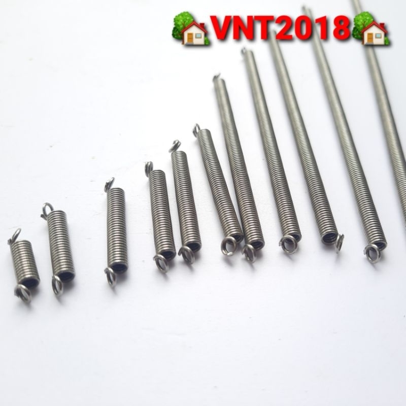 Lò xo kéo inox phi 4mm sợi 0.8mm