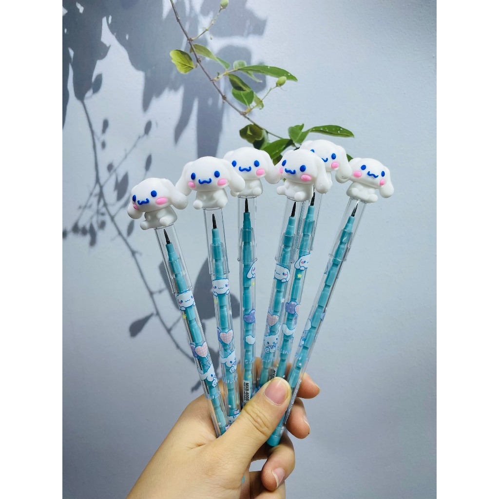Bút Chì Khúc Sanrio Kuromi, Medoly, Cinnamoroll, Purin, Bút Chì Khúc Nhiều Mẫu Dễ Thương, Bút Chì Rút Ruột Dễ Thương