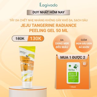 Tẩy tế bào chết da mặt Hàn Quốc Lagivado chiết xuất quả quýt đảo JeJu Tangerine Radiance Peeling 50 ml