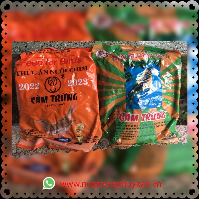 Cám trứng ba vì cho chim cảnh gói 500gr