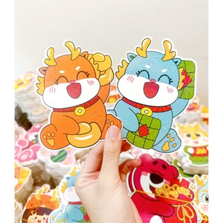 Xấp 10 bao lì xì chibi hoạt hình
