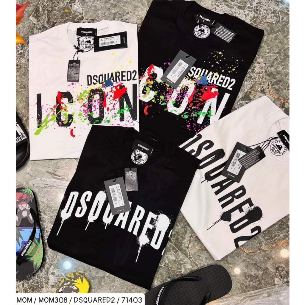 Áo Thun I-CON Vẩy Sơn Siêu Cháy Phố - Áo Phông Nam Mùa Hè 2023 Siêu HOT