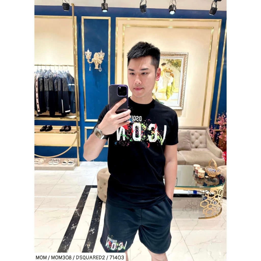 Áo Thun I-CON Vẩy Sơn Siêu Cháy Phố - Áo Phông Nam Mùa Hè 2023 Siêu HOT