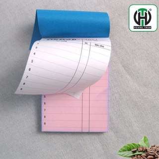 Combo 50 cuốn Phiếu order 2 liên có số nhảy khổ 7x10cm 100 tờ/cuốn