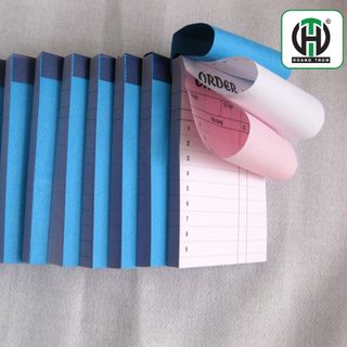 Combo 50 cuốn Phiếu order 2 liên có số nhảy khổ 7x10cm 100 tờ/cuốn
