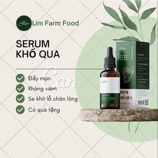 Serum khổ qua, mướp đắng handmade Lim - nguyên chất 100% - giảm mụn, sáng da, chăm sóc da mặt