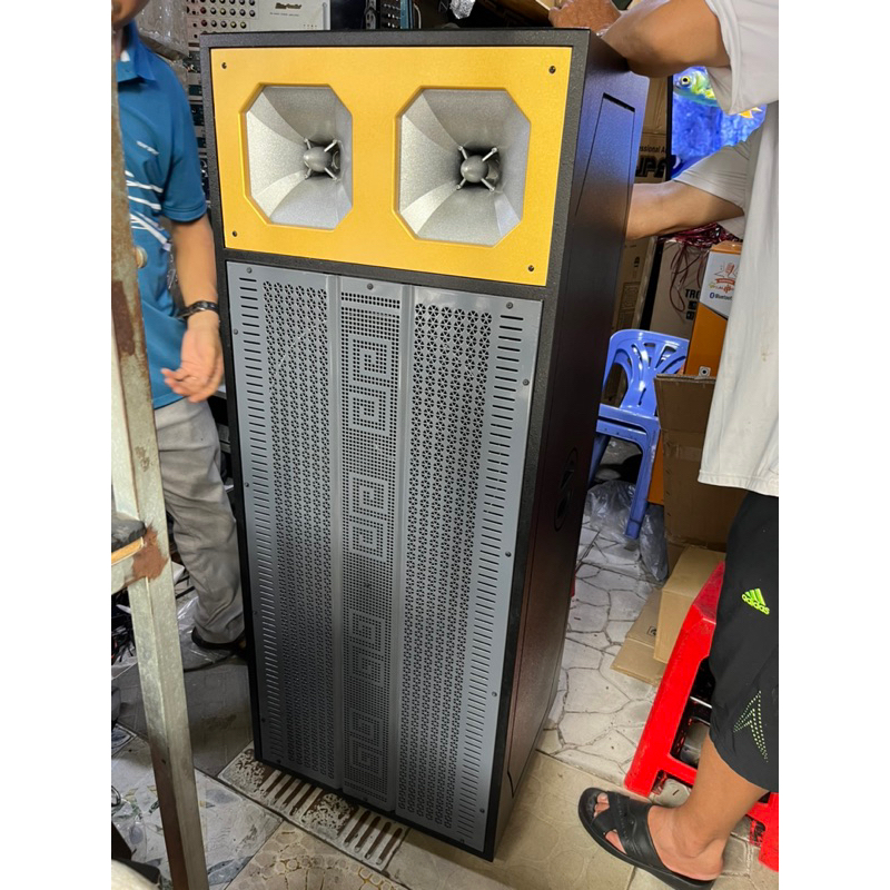 VỎ THÙNG LOA KÉO 4 TẤC ĐÔI 2 BASS 2 TREBLE