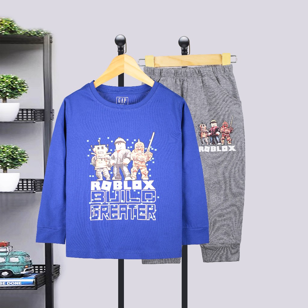 B005-Bộ bé trai tay dài 2-8, chất liệu cotton mềm mịn cho bé có số kí từ 11-28kg