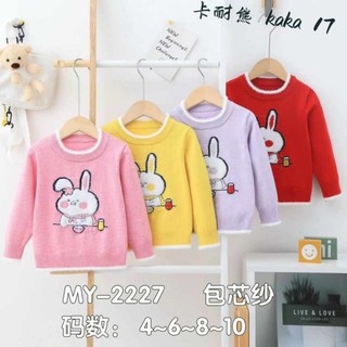 Áo len bé gái hàng Quảng Châu 8_15kg