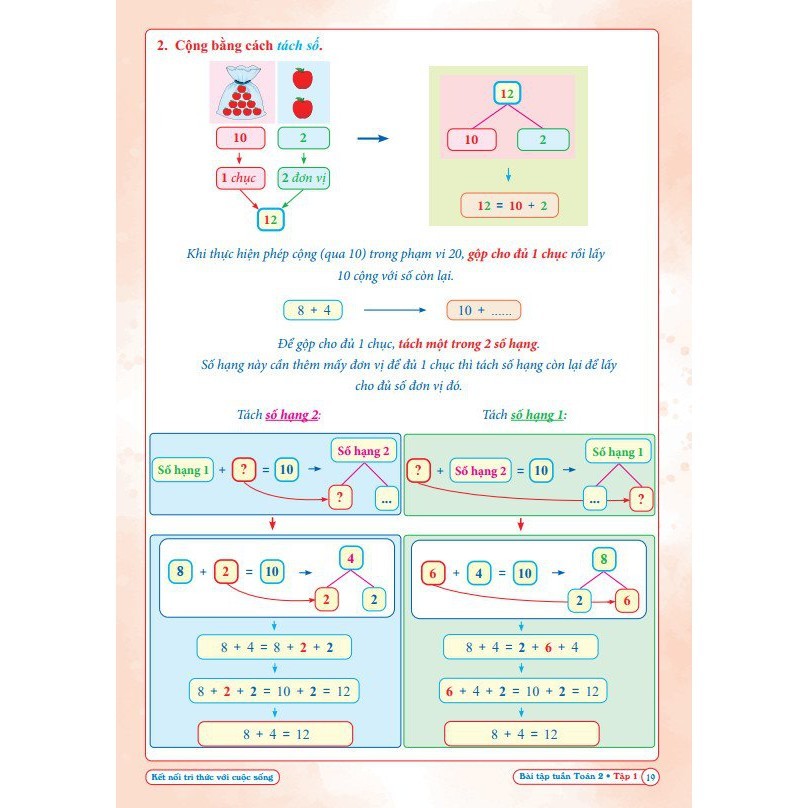 Sách - Bài Tập Tuần Toán Lớp 2 - Kết Nối Tri Thức Với Cuộc Sống - Học Kì 1