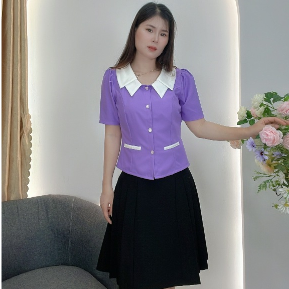 COM6- ÁO COMPLE CÔNG SỞ TRẺ TRUNG