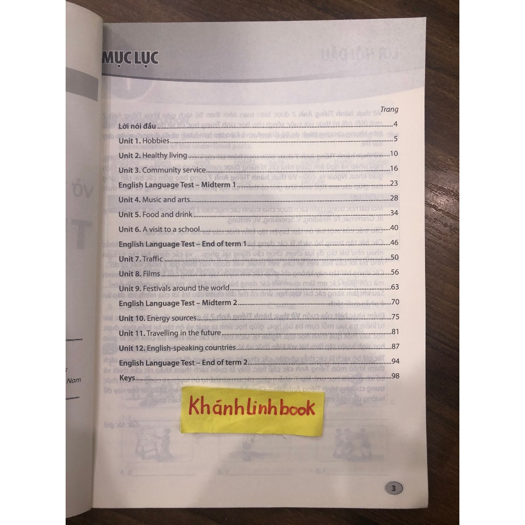 Sách - Vở Thực Hành Tiếng Anh 7