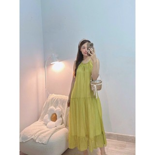 ĐẦM THIẾT KẾ MAXI 2 DÂY