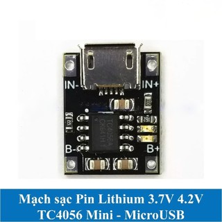 Mạch sạc pin lithium - ion 18650 3.7V mini