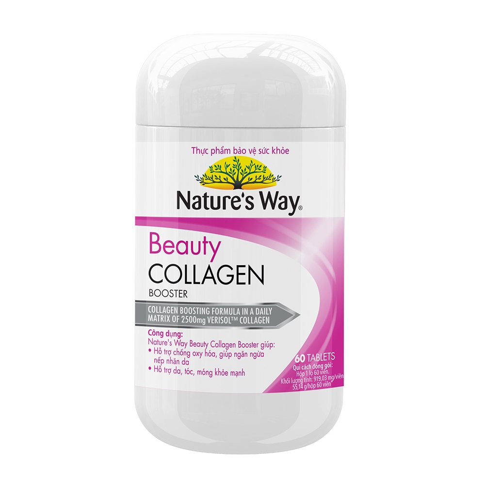 Viên Uống Collagen Nature's Way Beauty Collagen Booster Giúp Làm Đẹp Da, Tóc, Móng