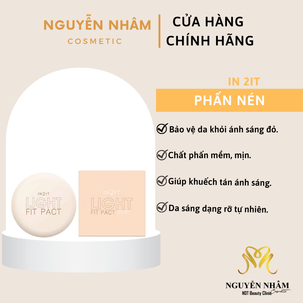 IN2IT LIGHT FIT PACT 2 CHIỀU HYA CICA 5 G LFP201-S