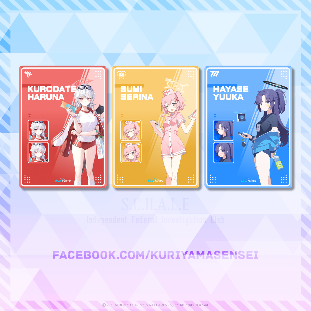 Thẻ Handmade Blue Archive Hội Thao tự chọn.