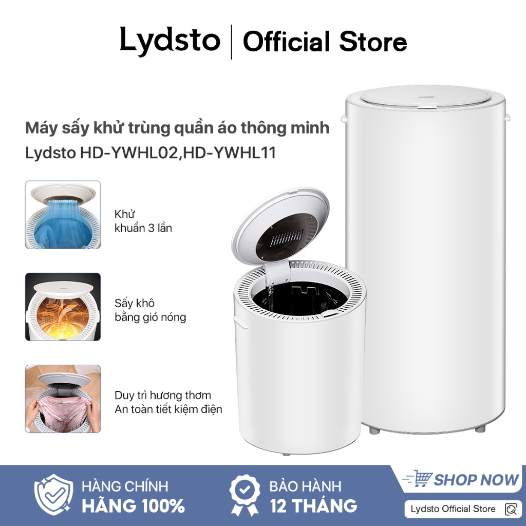 Máy sấy quần áo Lydsto HD-YWHL02 HD-YWHL11 kháng khuẩn, khử trùng, khử mùi 360 độ - Bảo hành 12 tháng