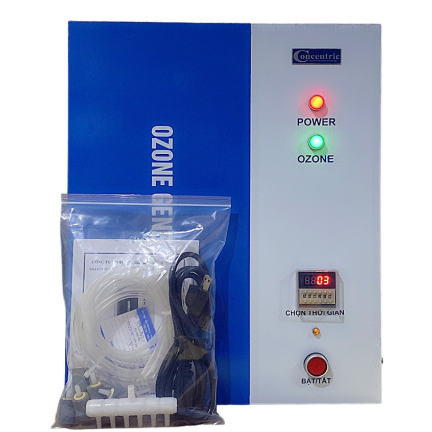 Máy ozone công nghiệp sục thực phẩm model 1g/h Hàng chính hãng Concentric