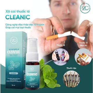 Xịt Cai Thuốc Lá Cleanic Chính Hãng, Hơi Thở Thơm Mát, Dạng Xịt Tiện Lợi  25Ml