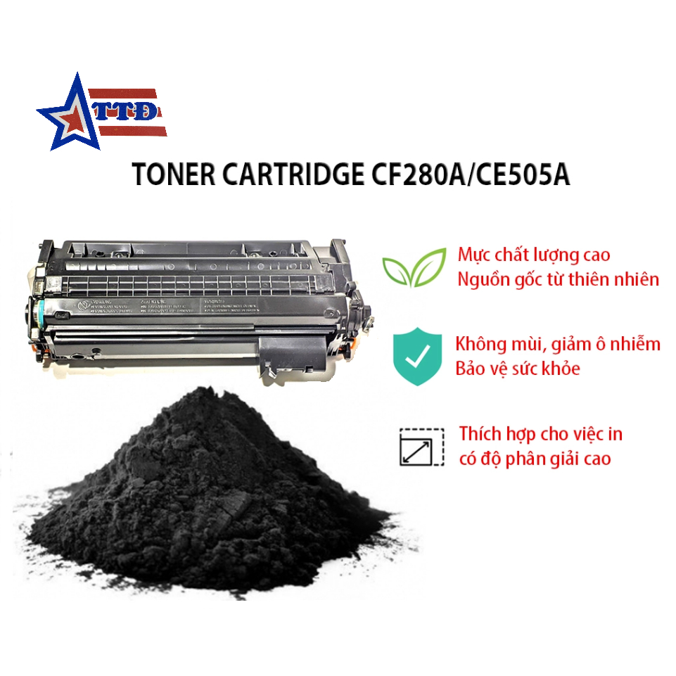 Hộp mực HP 05A 80A dùng cho máy in HP LaserJet P2035 2055 Pro 400 M401 Canon LBP 6650/6650DN